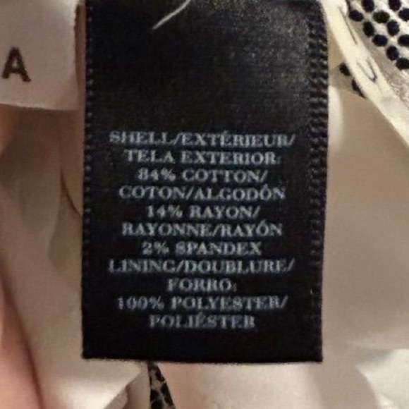 Ann Taylor Women's Size 8 Black & White Striped Shift Dress Knee Length Lined - Picture 7 of 8